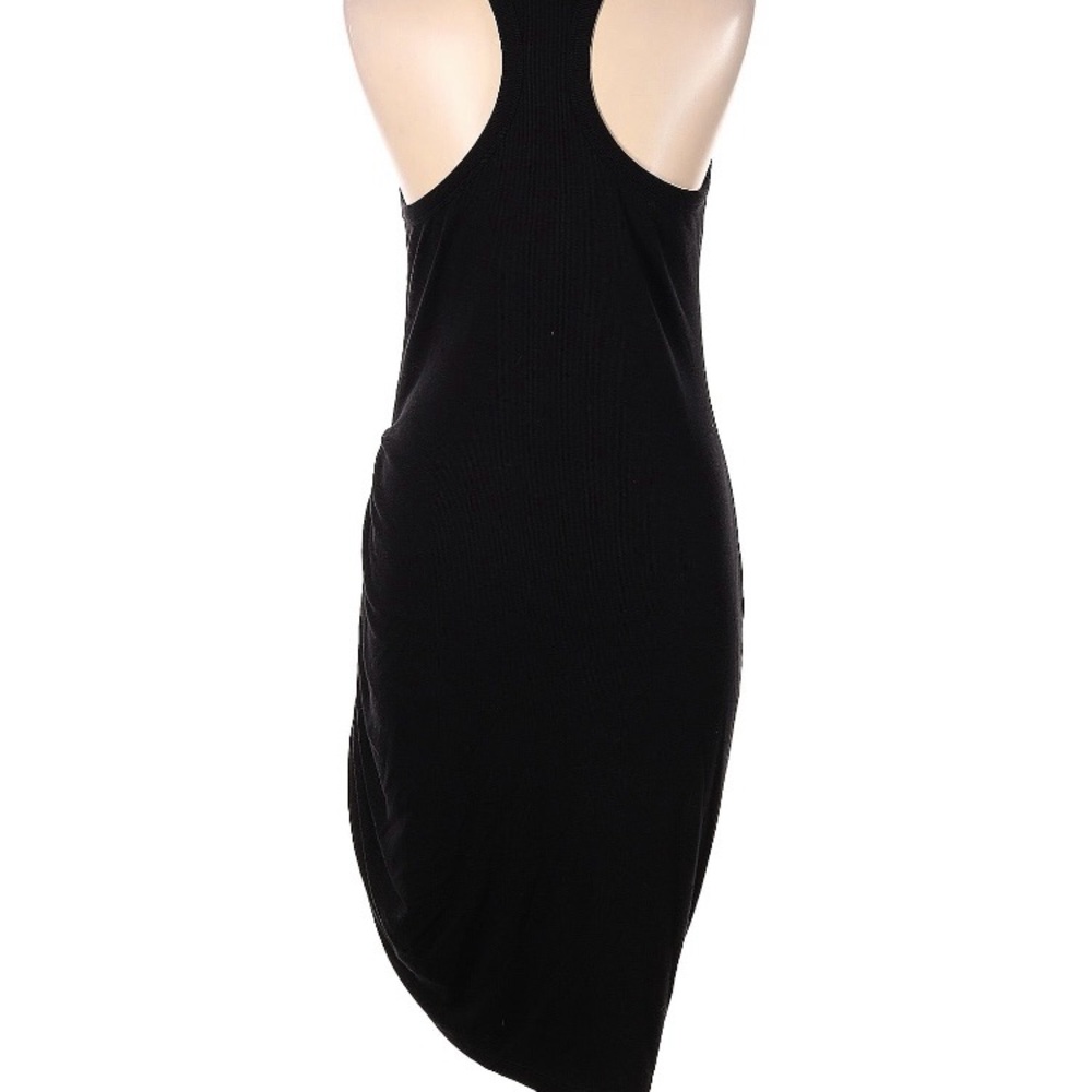 Old Navy UltraLite Racerback Rib-Knit Ruched Dress, Large - Picture 3 of 5